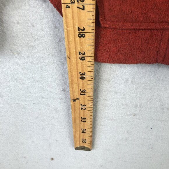 Soft Surroundings Jacket Womens 1X Rust Orange Zip Front Tapestry Floral Back - Picture 4 of 16